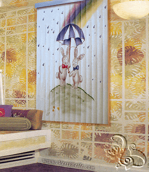 ستائر برسومات جميلة لغرف الاطفال