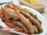 سمك سلطان ابراهيم مع البندورة