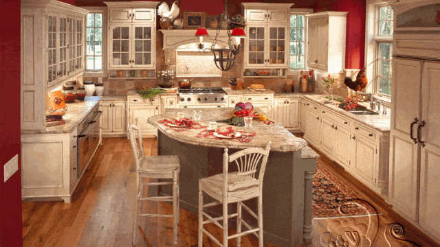 ارضية الباركيه الخشبي للمطبخ