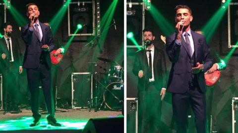 محمد عساف يشكر أهل المغرب ويغني لمعلم