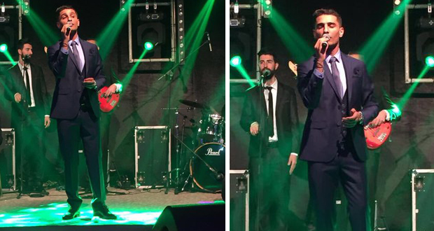 محمد عساف يشكر أهل المغرب ويغني لمعلم