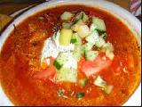 شوربة الخيار والطماطم