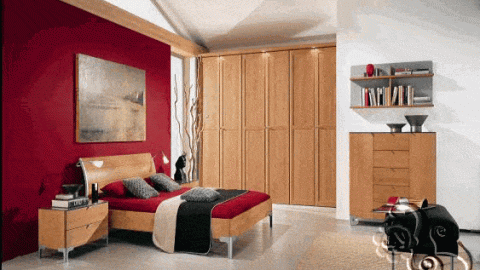 غرفة نوم بديكور حديث