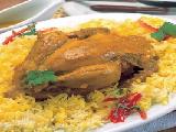 وصفة أندونيسية لطهى الدجاج مع الأرز الأصفر
