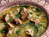 شوربة اللحم مع النعناع