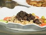اللحم الهندي مع الأرز والكركم
