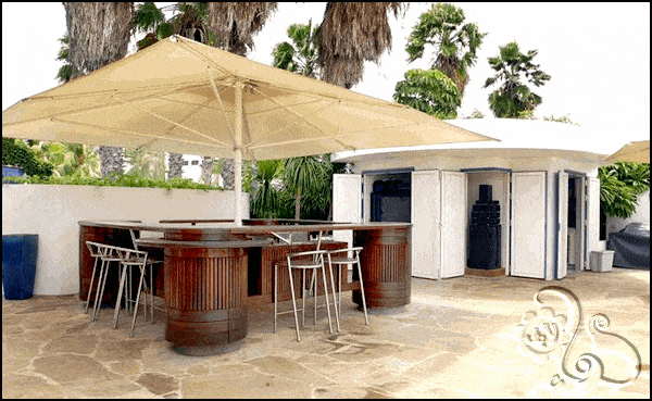 ارضية خارجية للحديقة