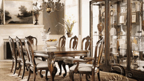 غرفة طعام فاخرة