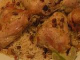 اْرز بالبسلة والدجاج
