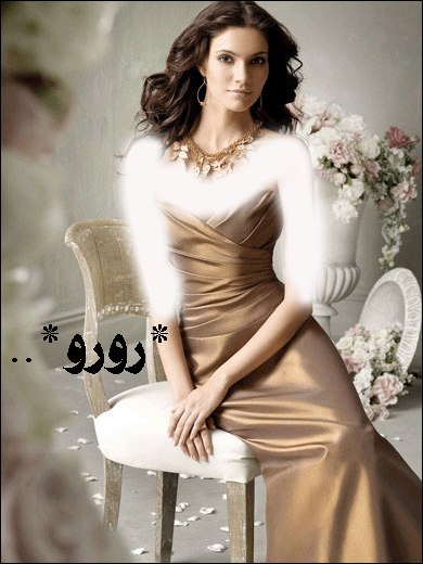 فستان سهرة طويلة وناعمة