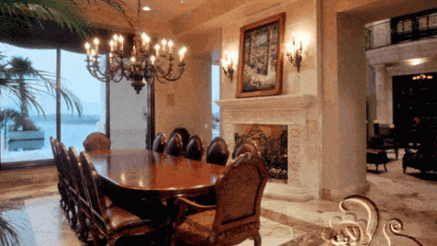 غرفة طعام فاخرة