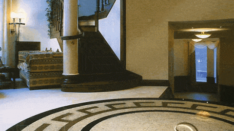 أرضية من الرخام