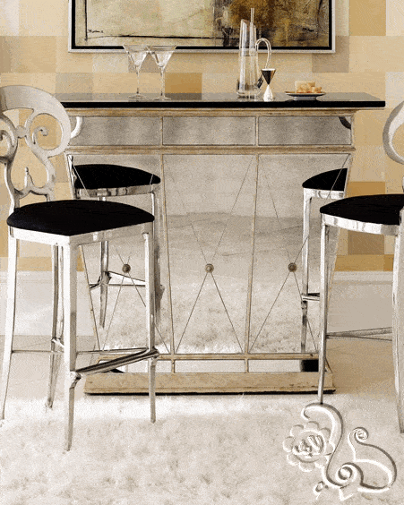 طاولة خدمة – بار منزلي