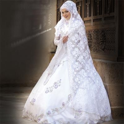 فساتين زفاف للمحجبات