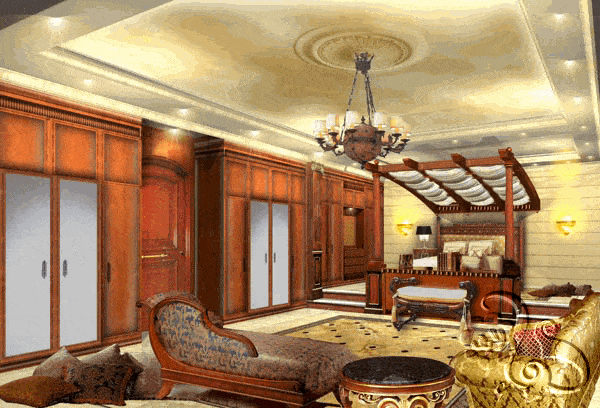 تصميم لغرفة نوم فاخرة