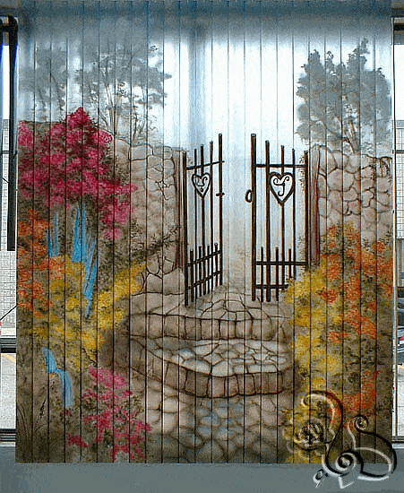ستارة معدنية برسومات جميلة