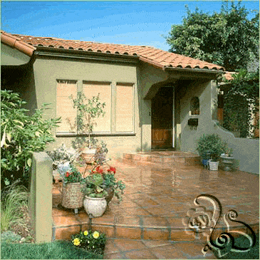 ارضية خارجية من الحجر