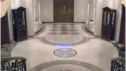 ارضية رخامية رائعة للمدخل