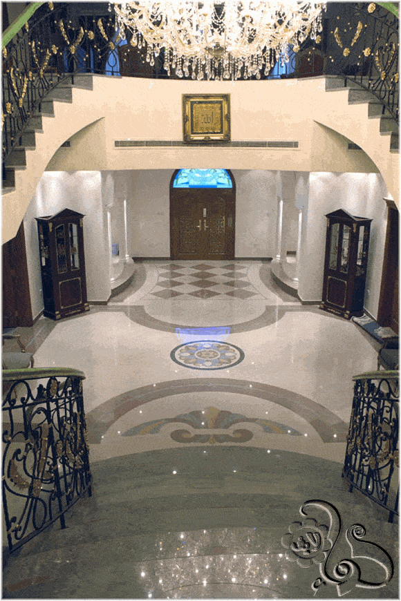 ارضية رخامية رائعة للمدخل