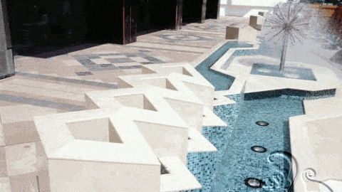 مجرى مائي للنافورة