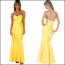 heart shaped gown