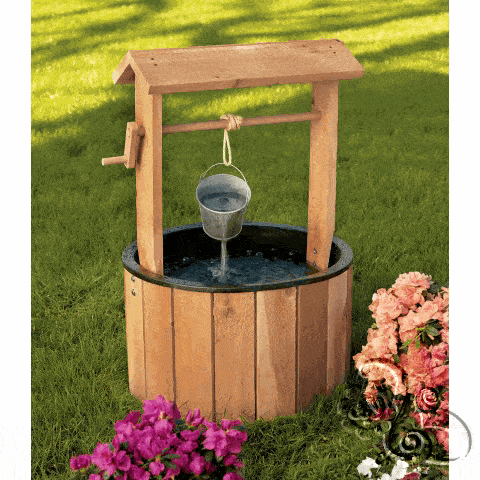 نافورة مائية على شكل بئر