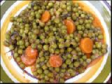 بازلاء مع الجزر