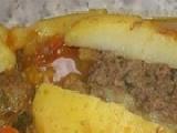 محشي البطاطا باللحمه المفرومه