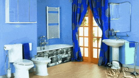 ارضية الباركيه الخشبي للحمام