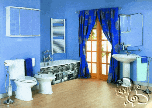 ارضية الباركيه الخشبي للحمام