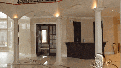 اعمدة و اقواس جبسية داخلية