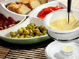 فوندو الجبن مع الكريمة