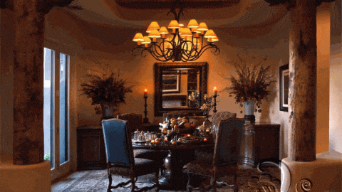 غرفة طعام فاخرة