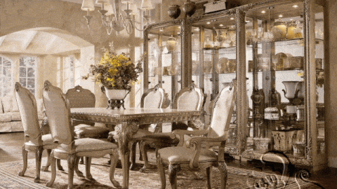 غرفة طعام فاخرة