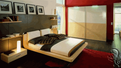 غرفة نوم كلاسيكية