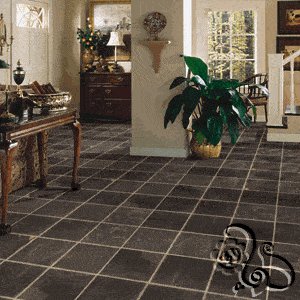 ارضية من السيرامك الداكن اللون