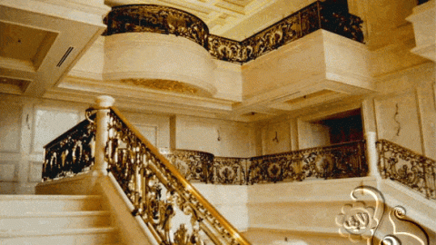درابزين  معدني مزخرف