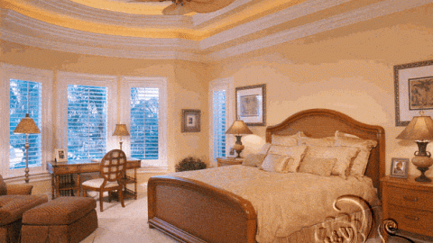 غرفة نوم فاخرة