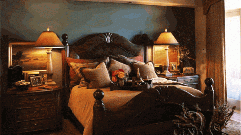 غرفة نوم فاخرة