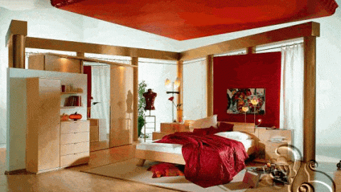 غرفة نوم  بديكور بسيط جدا وحديث