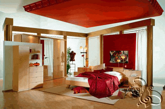 غرفة نوم  بديكور بسيط جدا وحديث