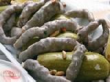 طبق الفوارغ والكوسا المحشوة باللحم