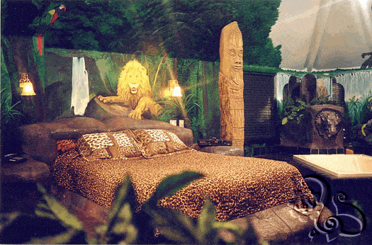 غرفة نوم في ادغال افريقية