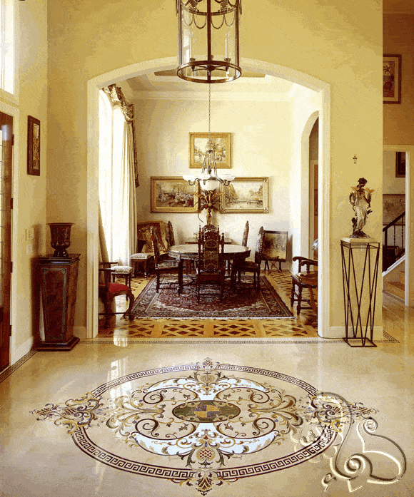 ارضية رخامية رائعة