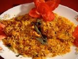 برياني الدجاج على البخار