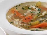 حساء الخضروات والدجاج