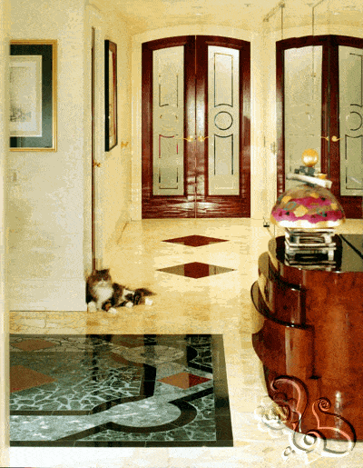 ارضية من الرخام