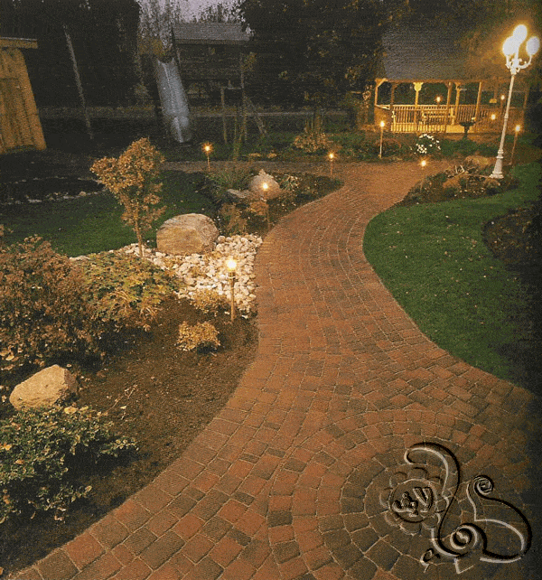 ارضية خارجية للحدائق