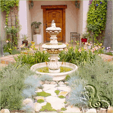 نافورة ماء خارجية