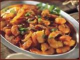 الجمبرى بصوص عيش الغراب والثوم